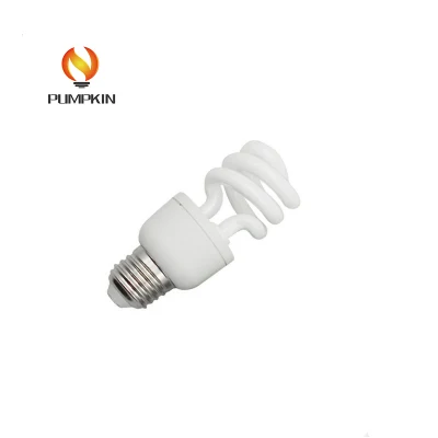 E27 B22 T2 7W~30W meia espiral ESL/CFL lâmpada economizadora de energia